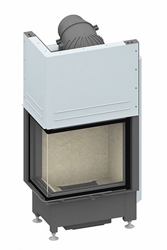 Hout inbouwhaard Ekko 55 links liftdeur