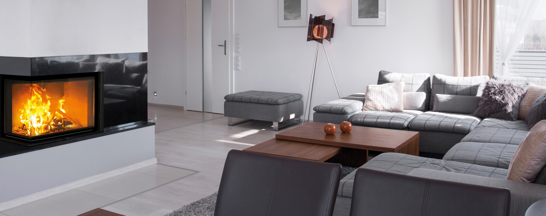 Hout inbouwhaard Ekko 67 H Links liftdeur