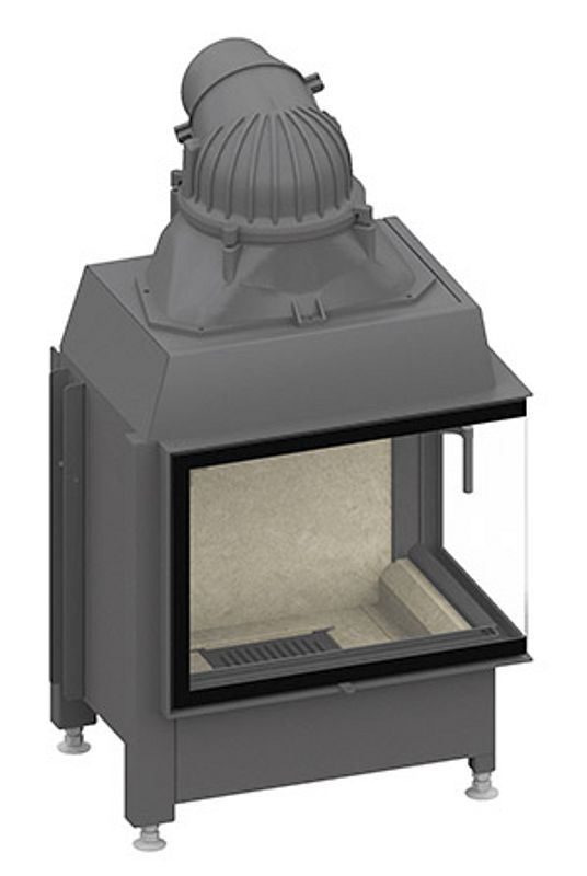 Hout inbouwhaard Ekko 67 S Rechts draaideur