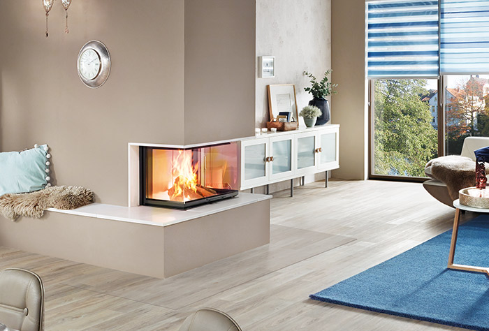 Hout inbouwhaard Ekko U 67 H met liftdeur