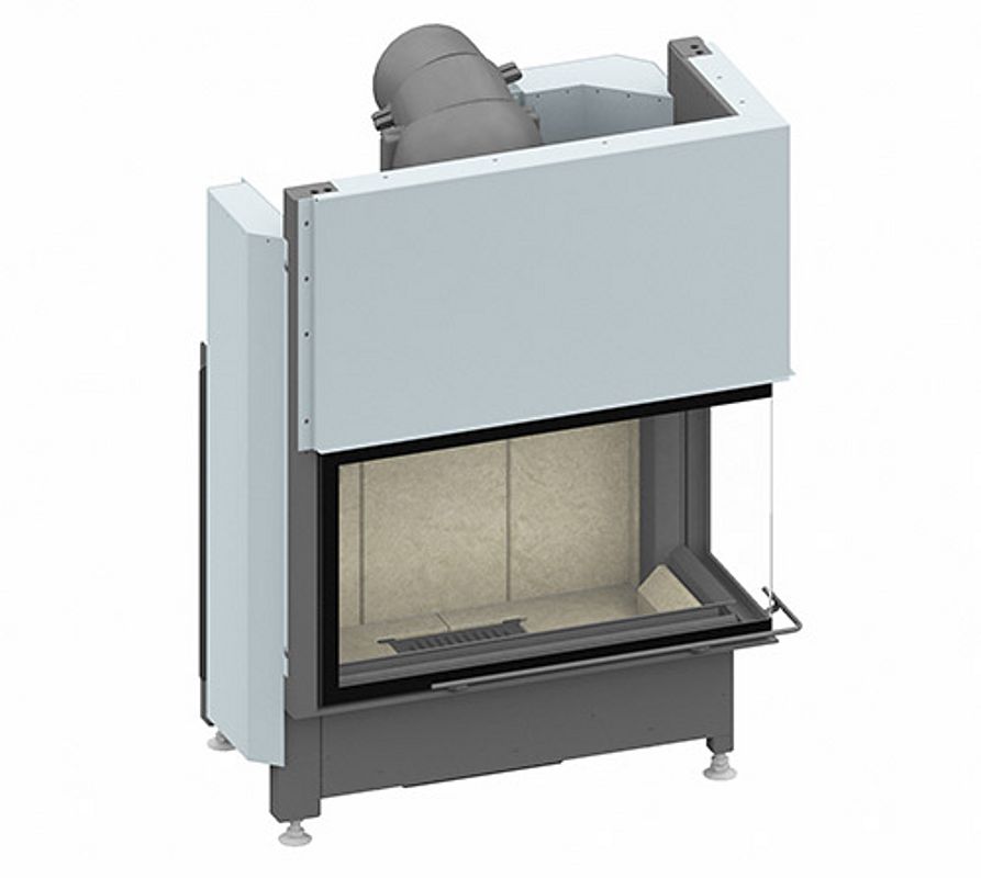 Hout inbouwhaard Ekko 84 Rechts