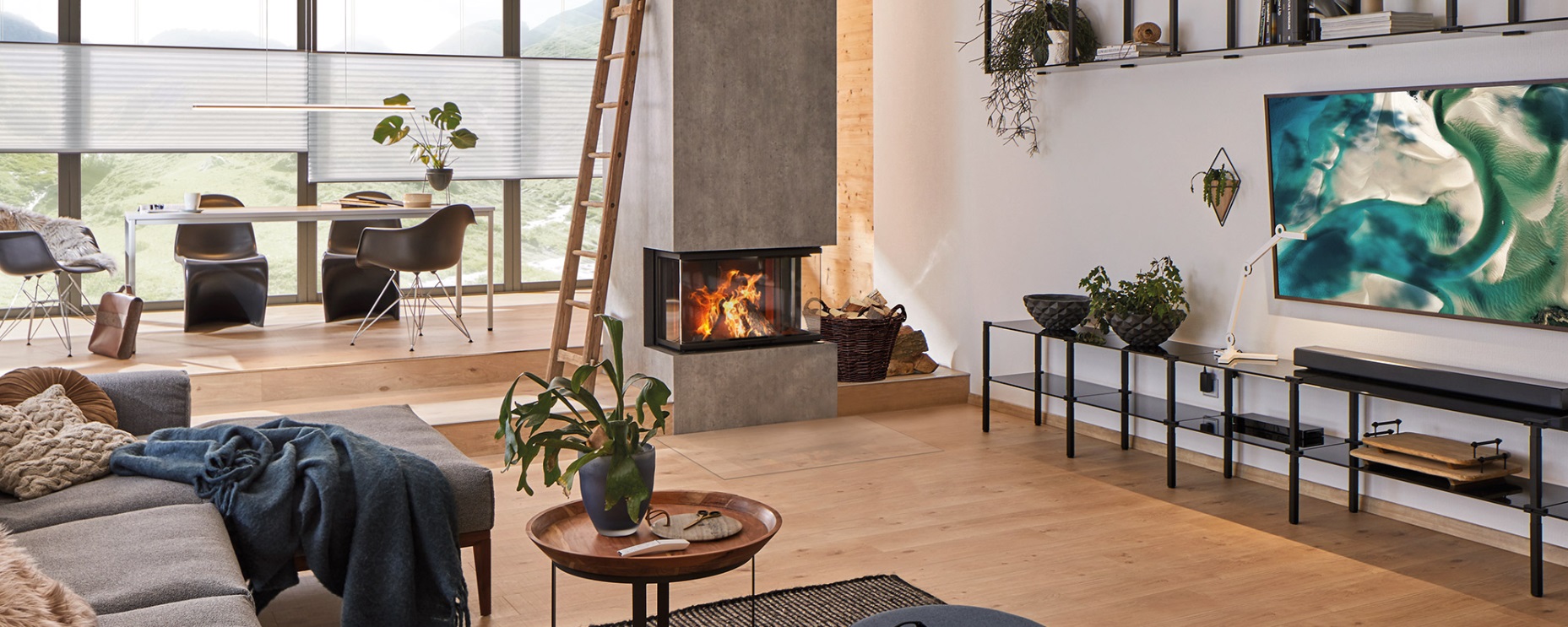 Hout inbouwhaard Ekko U 84 H met liftdeur