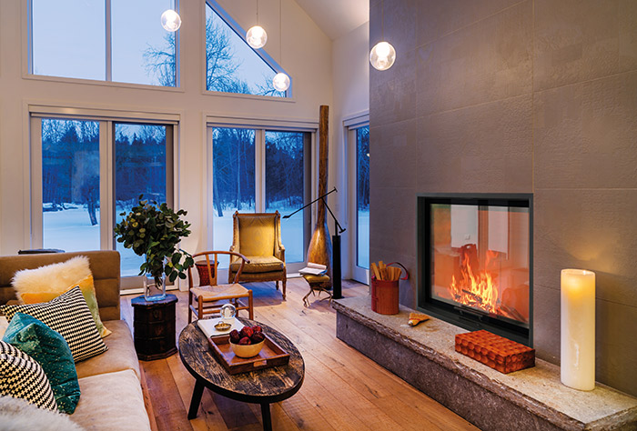 Hout inbouwhaard Lina 8770 H met liftdeur