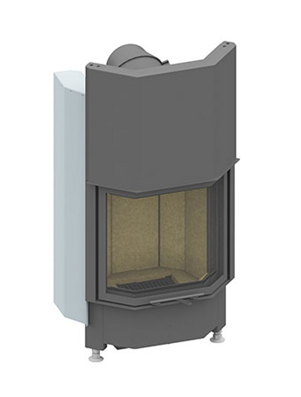 Hout inbouwhaard Pano 55 H met liftdeur