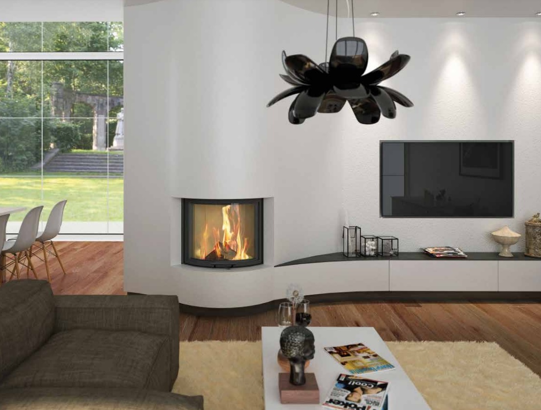 Hout inbouwhaard Ronda 67 H met liftdeur